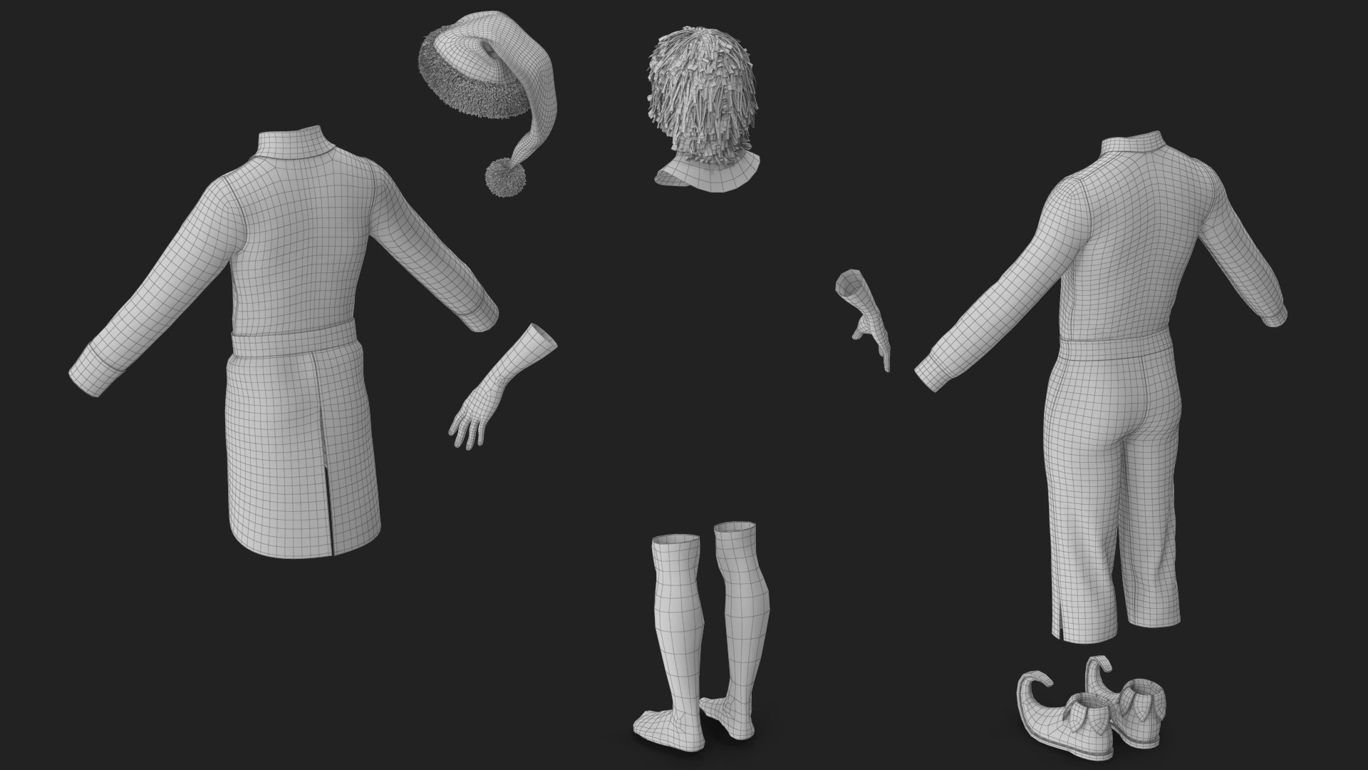 3D Christmas Elf Male 5 model https://p.turbosquid.com/ts-thumb/Tk/XLyWzH/W1/wireframe_07/jpg/1755435076/1920x1080/fit_q87/e5b163264984721d0c62ec8e84c0082042a92652/wireframe_07.jpg