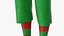 3D Christmas Elf Male 5 model
