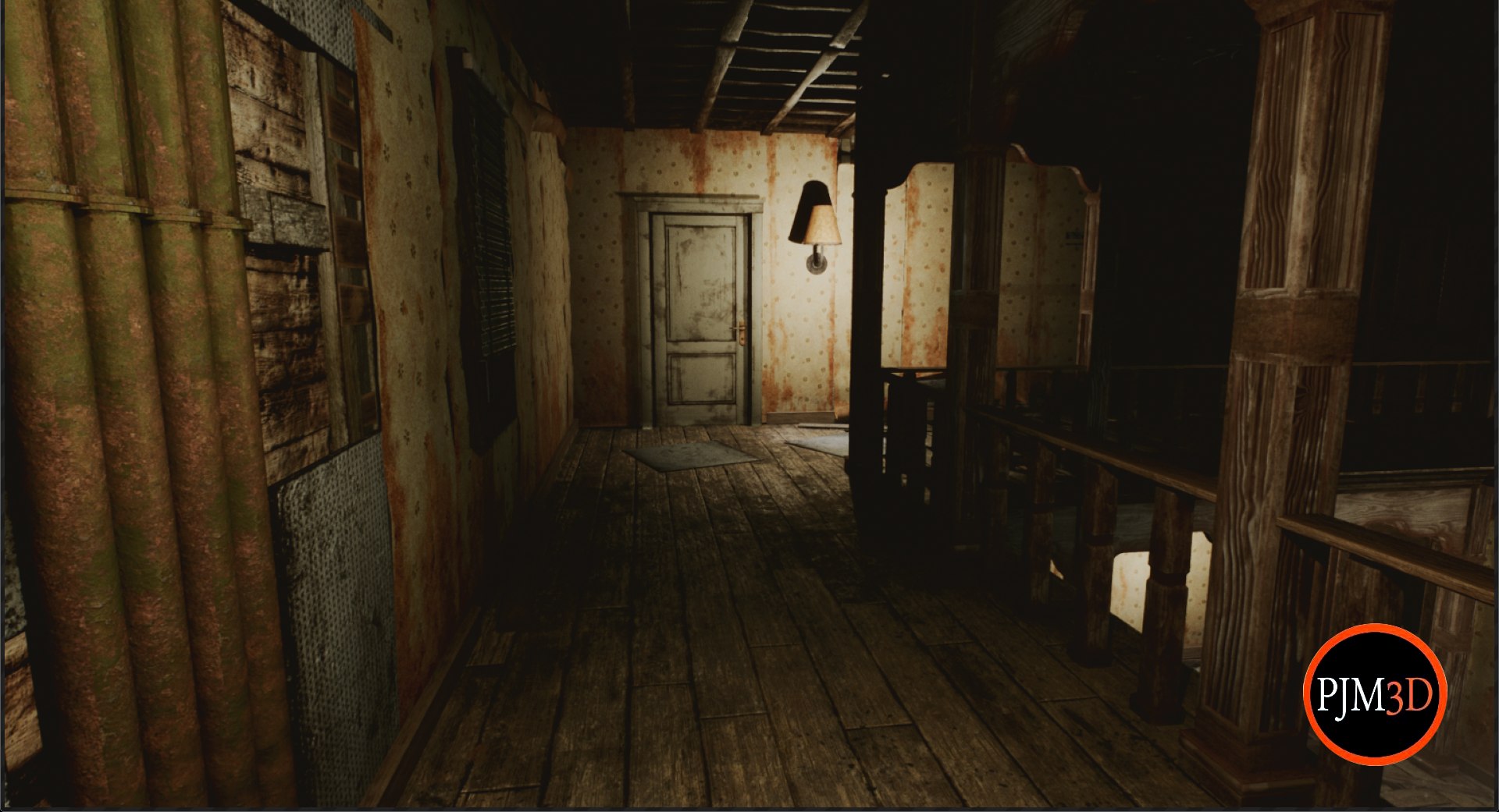 3D ue4 abandoned wooden house - TurboSquid 1248658