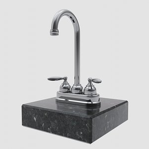 3D kitchen faucet