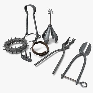 Medieval Torture Instruments Set