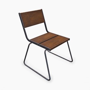 Old Chair Low-poly PBR 3D