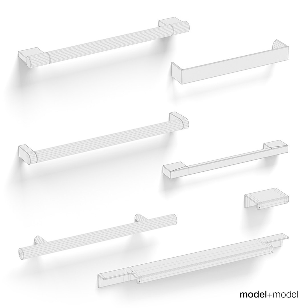 Handles Kitchen 3d Model