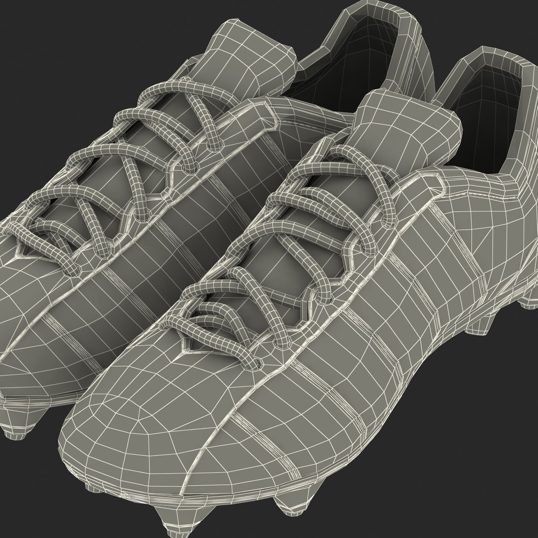 Football Boots 2 Red C4d