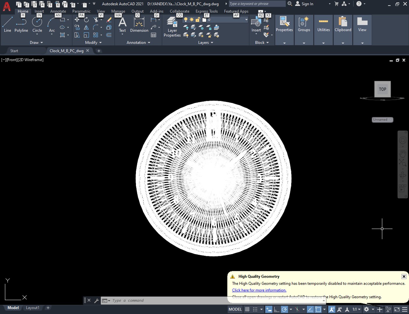Wall Clock Model B Model - TurboSquid 2155659