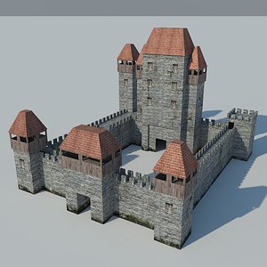Low Poly Castle