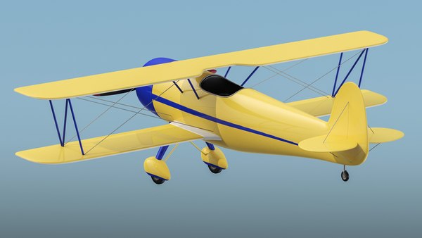 modelo 3d Biplano 02 - TurboSquid 1828014