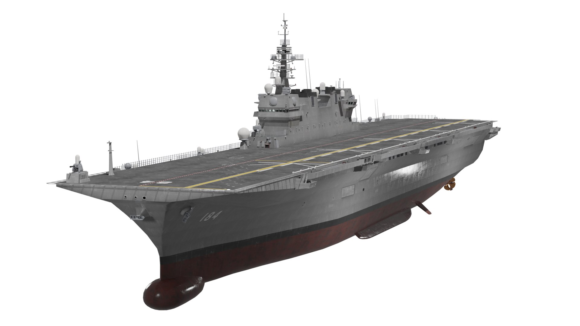 JS Kaga DDH-184 3D - TurboSquid 2220087