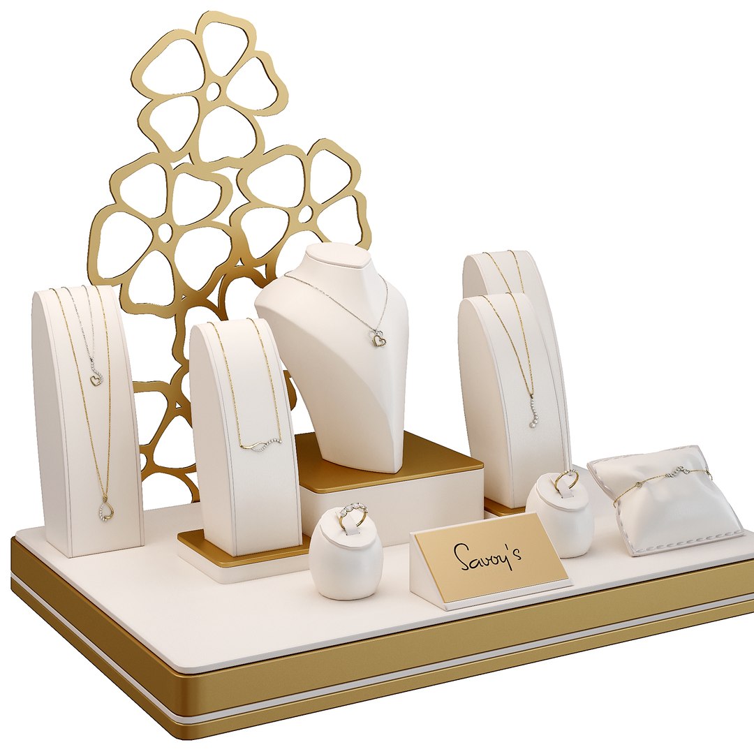3D Stylish jewelry showcase https://p.turbosquid.com/ts-thumb/Tk/swo0O5/7O/4/jpg/1656852891/1920x1080/fit_q87/00415bbb59f700e54876f12765e37c8cc5c80bff/4.jpg
