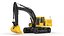 3D Generic Excavator 02 model