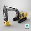 3D Generic Excavator 02 model