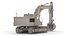 3D Generic Excavator 02 model