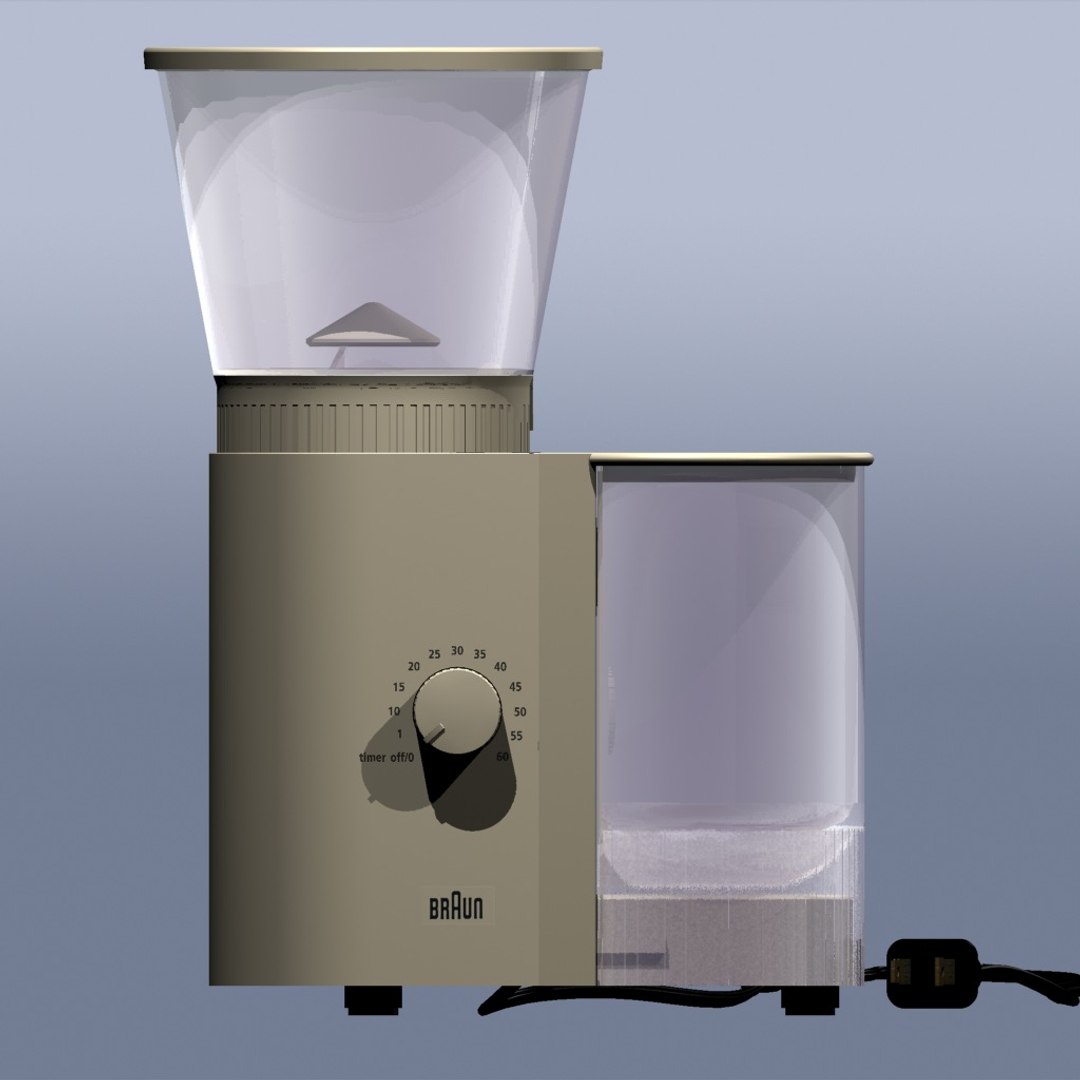 Braun Coffee Grinder 3d Model