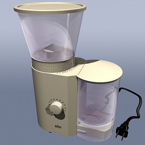 Braun KF20 Coffee Machine Model and Scene 3D model