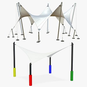 3D Tensile Structures V49 model