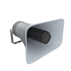3D model loudspeaker speak speaker