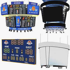 Basketball Scoreboards Collection