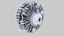r-1830 twin wasp aircraft engine 3D model