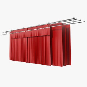 3D stage curtain