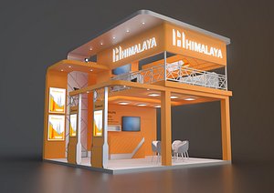 3D exhibition stand fors 6x6m