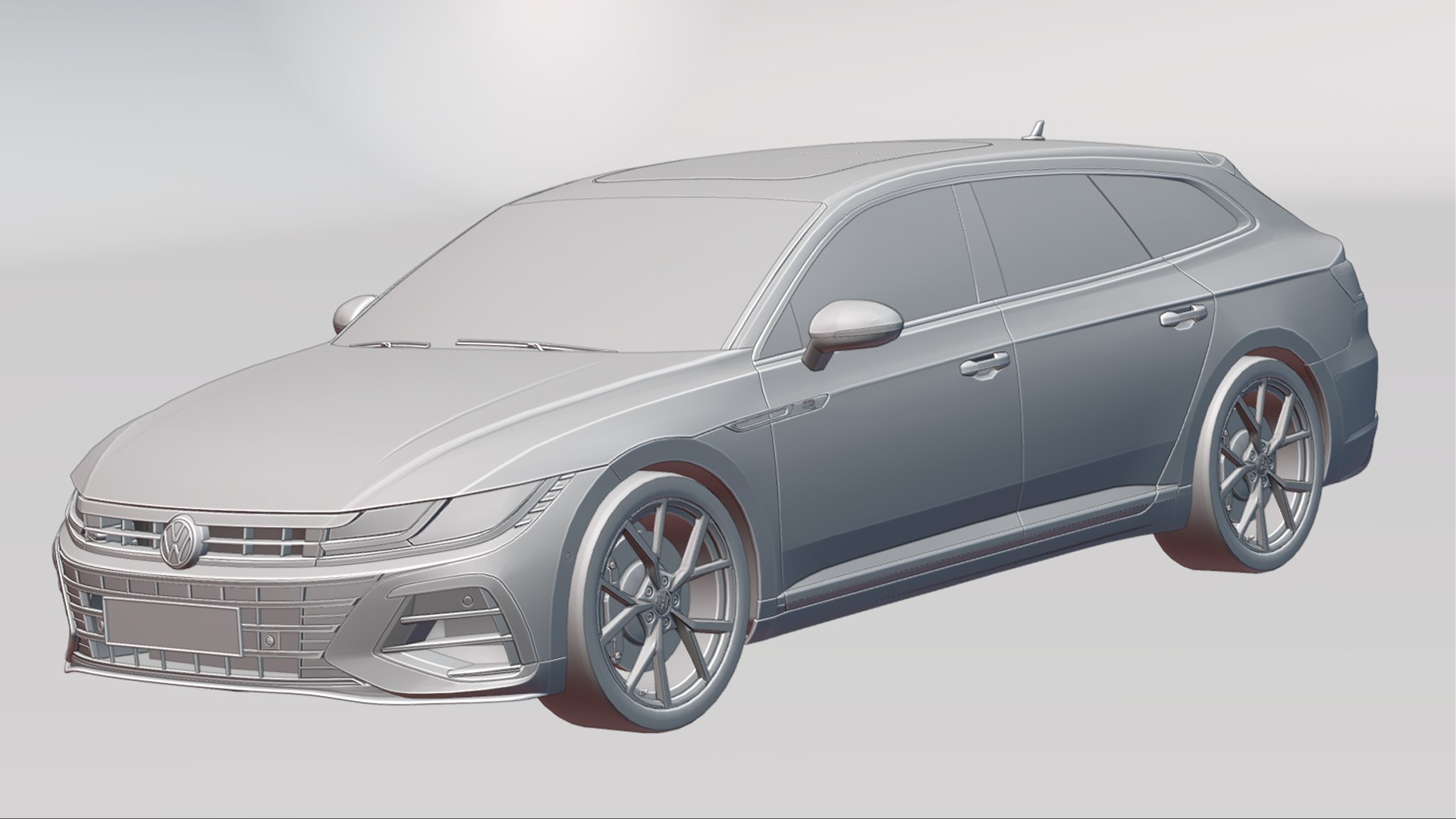 Volkswagen Arteon Shooting Brake R 2021 3D Model - TurboSquid 2213159