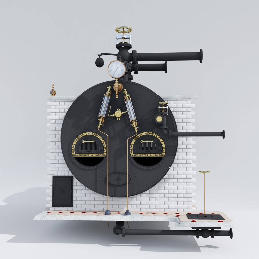 Old boiler 3D model - TurboSquid 1568905