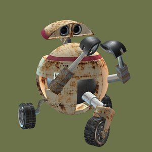 robot cute 3D model