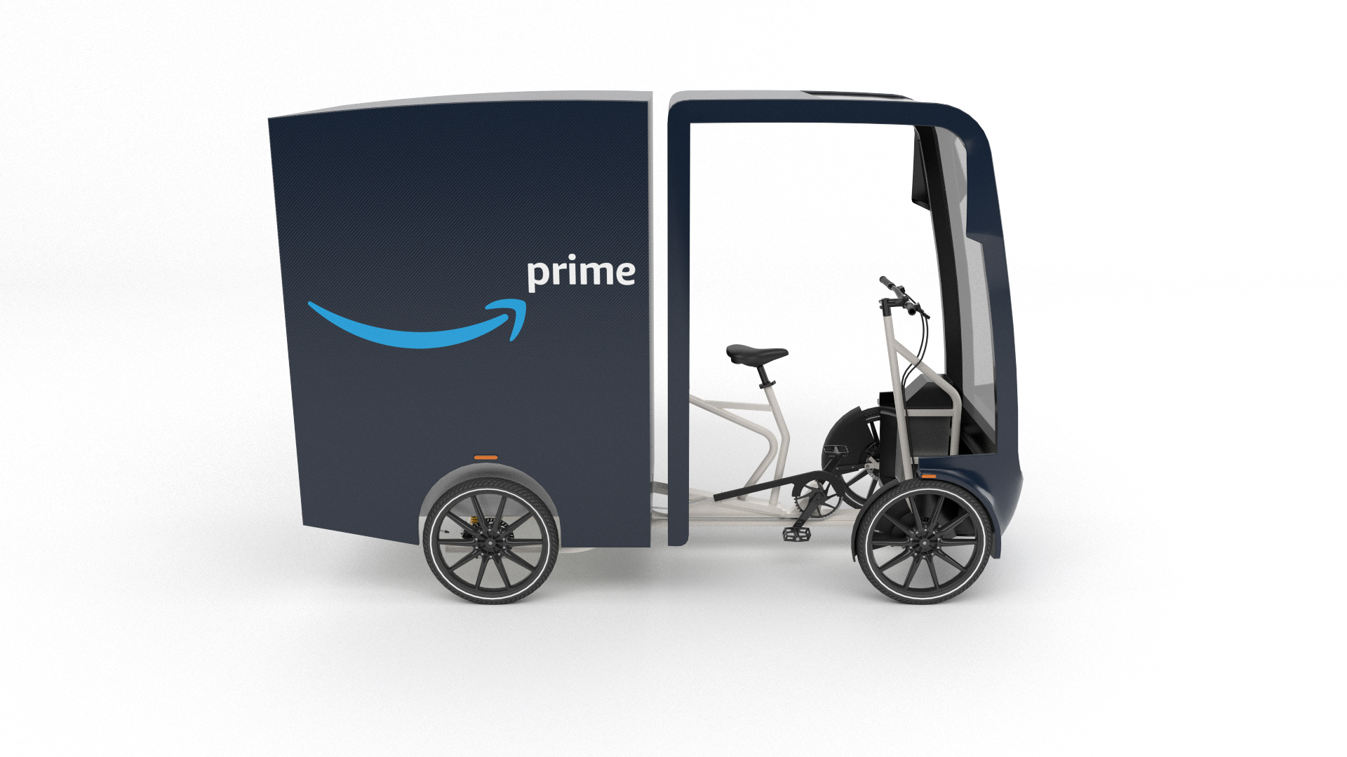 Amazon delivery bike 3D - TurboSquid 1930346