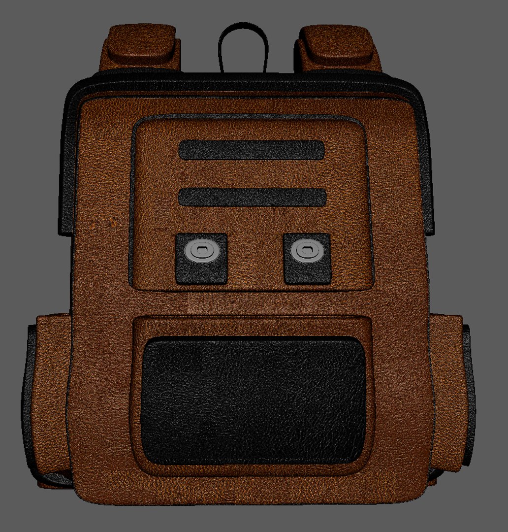 Bag Backpack Knapsack 3d Model