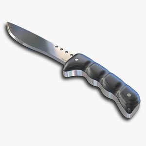 3D Combat Knife 03 model