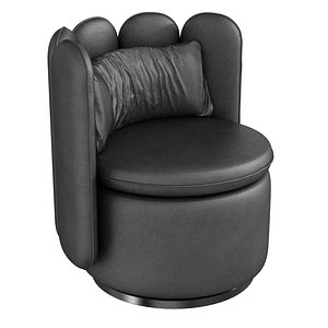 3D de Sede DS-800 Black Leather easy chair