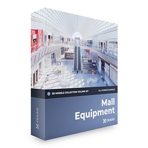 3D model mall equipment