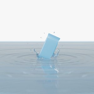 Fluid splash liquid water-preset 3D model