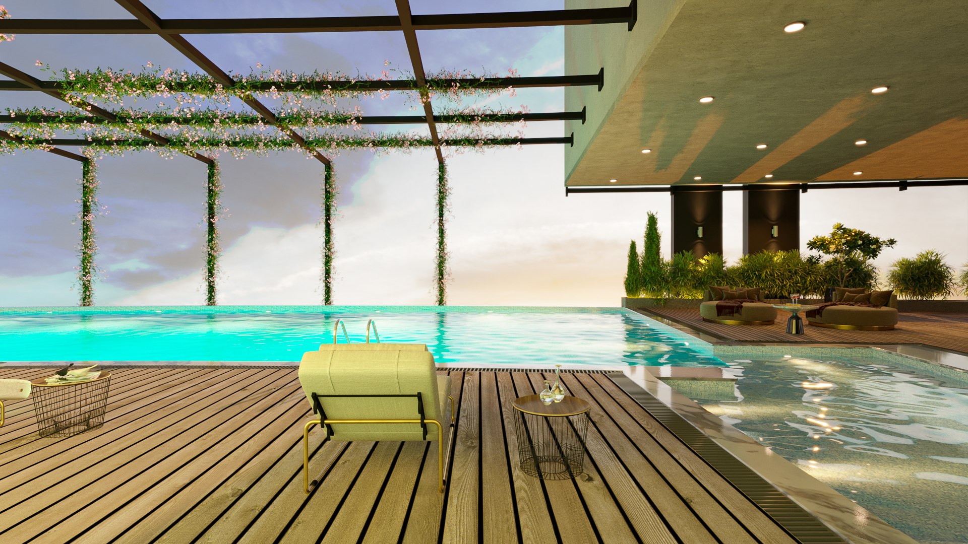 Pool And Spa 3D Model - TurboSquid 2013065