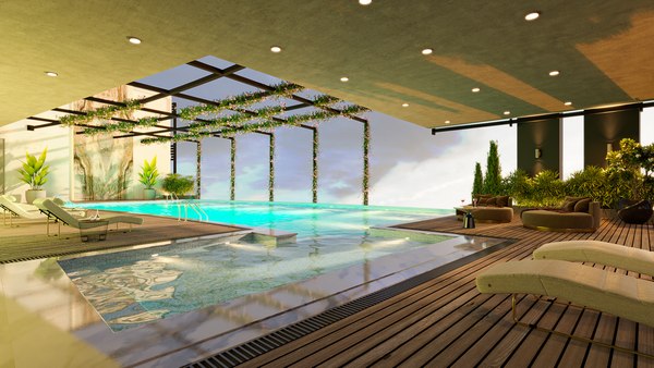 pool and spa 3D 모델 - TurboSquid 2013065