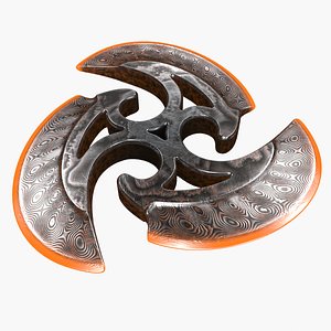 Throwing Star X m II em 3D