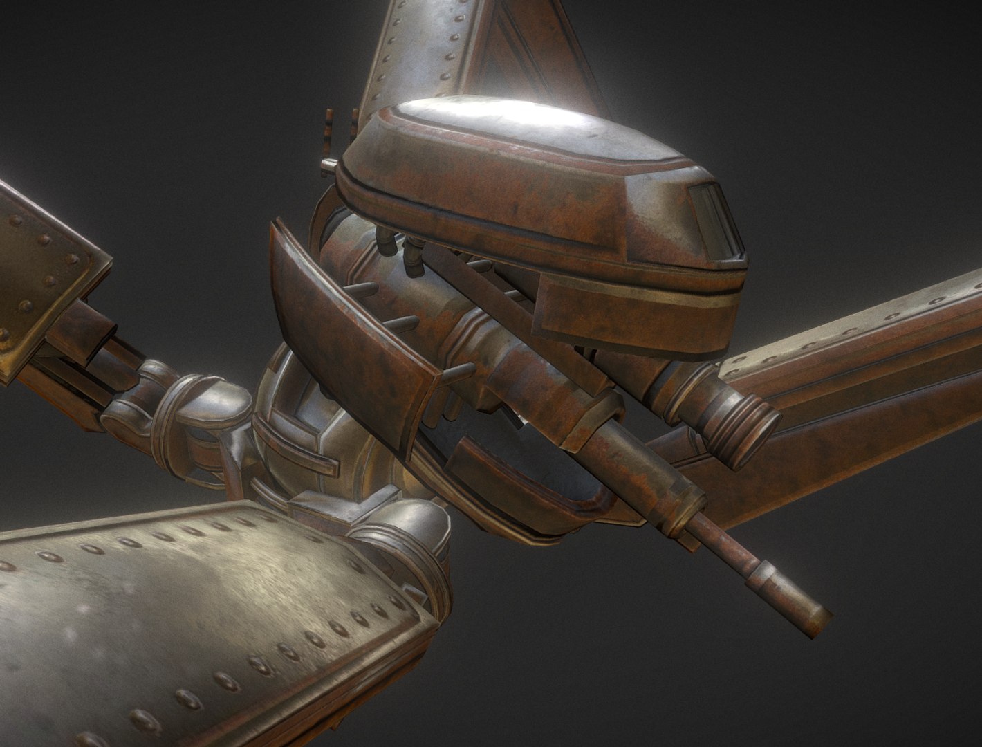 Rusty Version 3d Obj