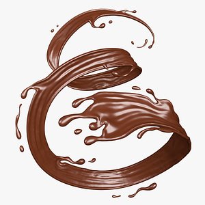 Chocolate Liquid Splash 003