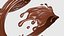 3D Chocolate Liquid Splash 003 model
