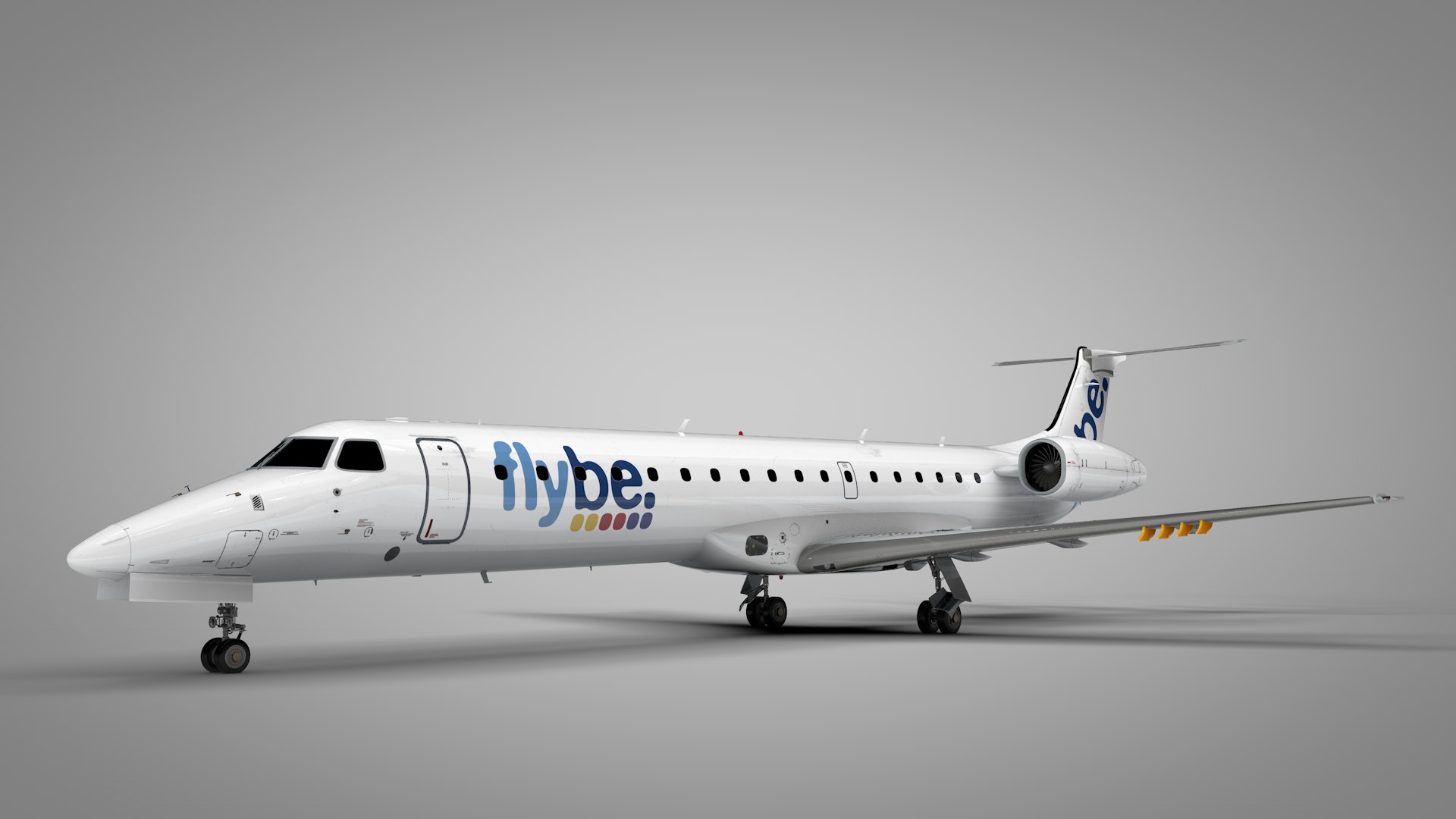 FLYBE EMBRAER ERJ 145 L1507 3D Model - TurboSquid 1793737
