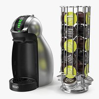Dolce Gusto Coffee Machine with Capsule Holder