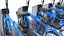 3D Sharing System Citi Bike Pay Station with Bicycles model