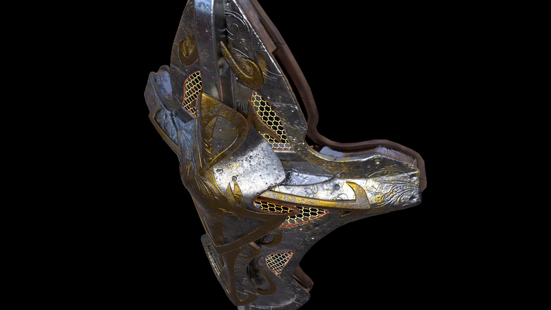 3D shield fantasy model - TurboSquid 1452496