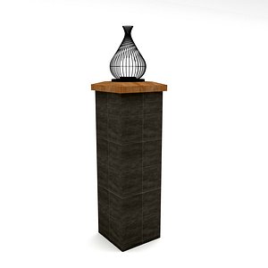 modern garden wall lighting Low-poly 3D model model