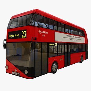 3d model new london bus