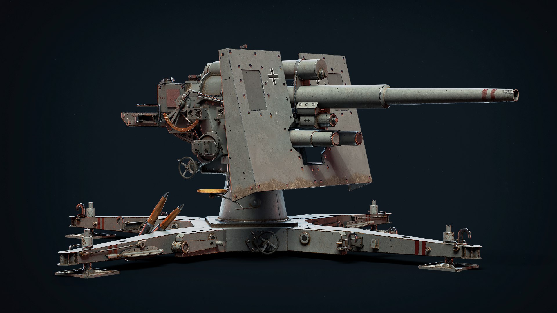 3D flak cannon gameready 88 model https://p.turbosquid.com/ts-thumb/Tl/pLPFKk/HWT0TN1u/render4/png/1588365403/1920x1080/fit_q87/f73b16672fff92e2778dd4bb6d793342a36e089e/render4.jpg