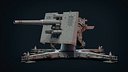 88 Flak Cannon Gameready