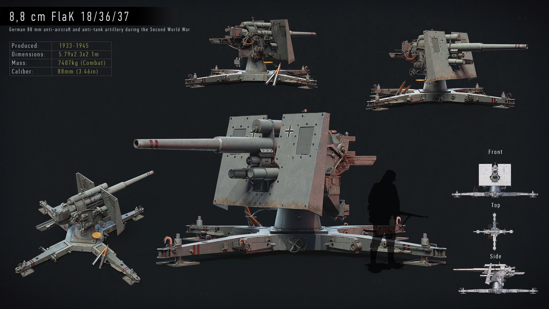3D flak cannon gameready 88 model https://p.turbosquid.com/ts-thumb/Tl/pLPFKk/mpfAQNTt/render0/png/1588365403/1920x1080/fit_q87/6ceaf6e21aca48ffa78c80cae7e953bdb054c936/render0.jpg