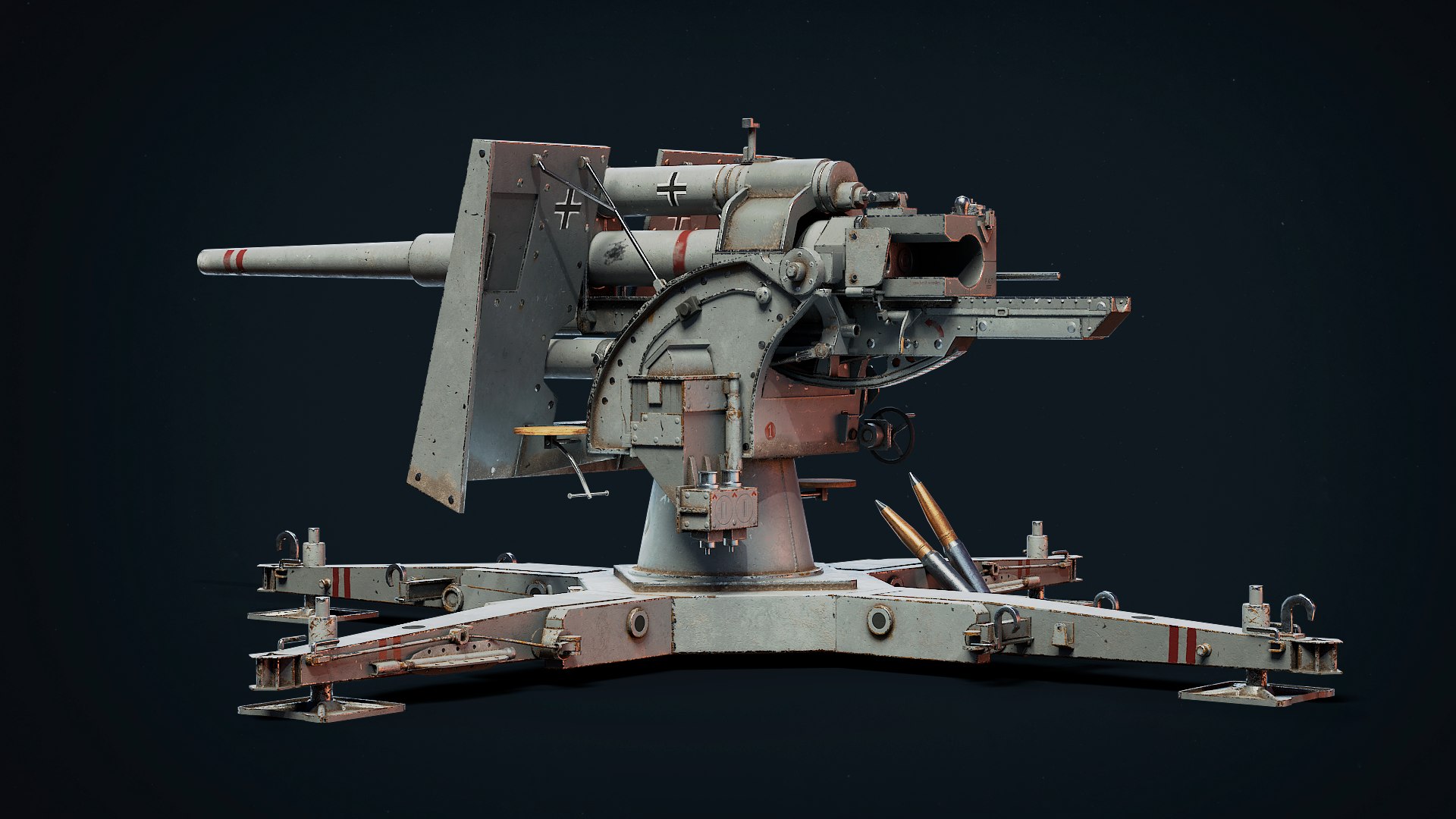 3D flak cannon gameready 88 model https://p.turbosquid.com/ts-thumb/Tl/pLPFKk/pmO8roHC/render2/png/1588365403/1920x1080/fit_q87/fc5f462ce638ecbdb8f6d4f543d636185ed4d57c/render2.jpg