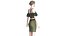 Girls Crop Top With Skirt V8